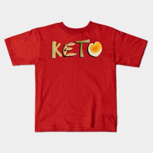 Keto Diet Support Weight Loss & Healthy Living Gifts Kids T-Shirt